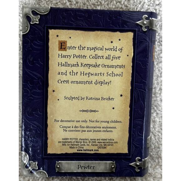 Hallmark Keepsake Ornament 2000 Harry Potter Professor Dumbledore - Picture 3 of 6